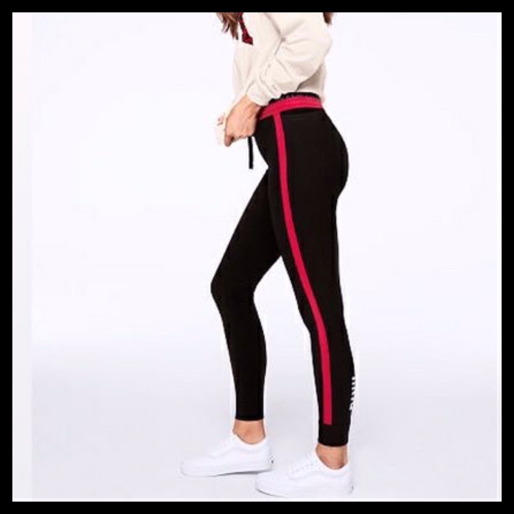 PINK VICTORIA’S SECRET COTTON CAMPUS LEGGING - Picture 3 of 3